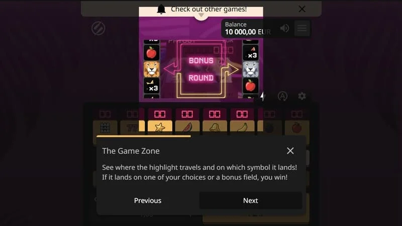 Lion Zama Fruits Bonus Spins - thu thập các biểu tượng Scatter và kích hoạt chế độ đặc biệt